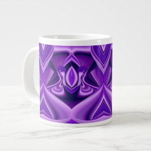 Purple Flower Rainbow Dreams Large Coffee Mug