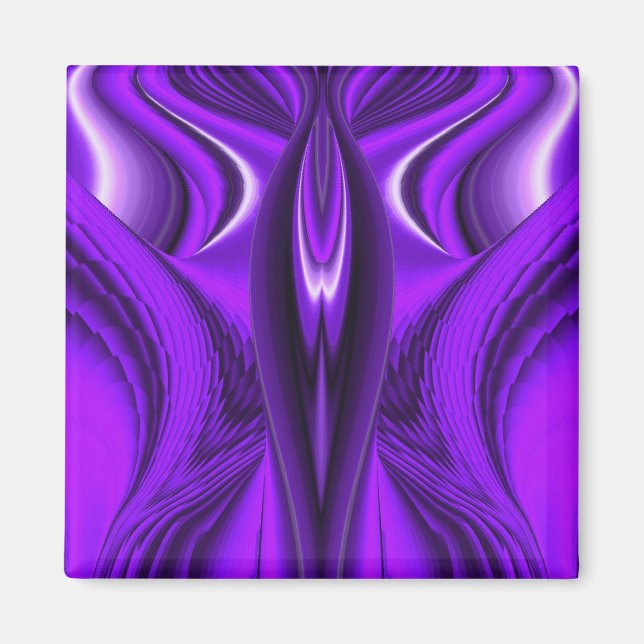 Purple Flower Rainbow Dreams Magnet (Front)