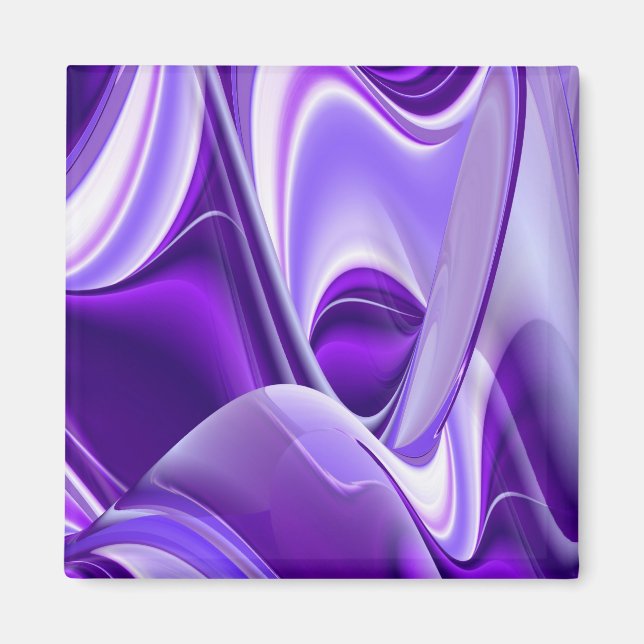 Purple Flower Rainbow Dreams Magnet (Front)
