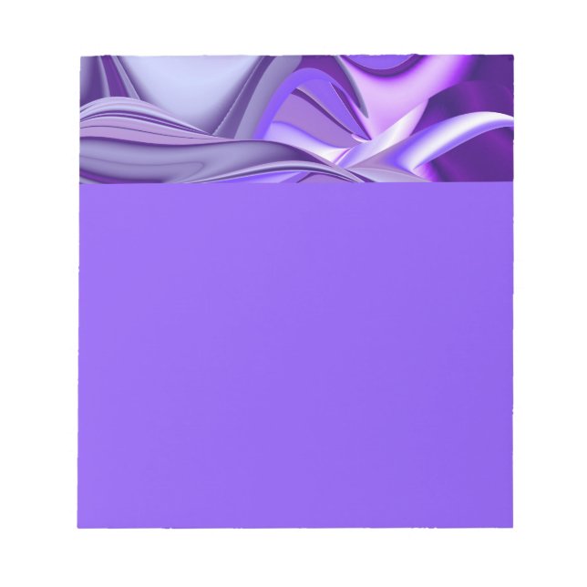 Purple Flower Rainbow Dreams Notepad (Front)