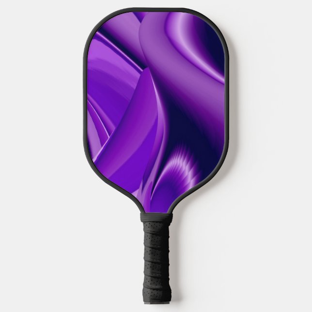 Purple Flower Rainbow Dreams Pickleball Paddle (Front)