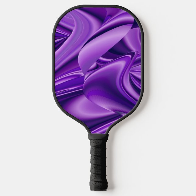 Purple Flower Rainbow Dreams Pickleball Paddle (Front)