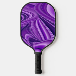 Purple Flower Rainbow Dreams Pickleball Paddle