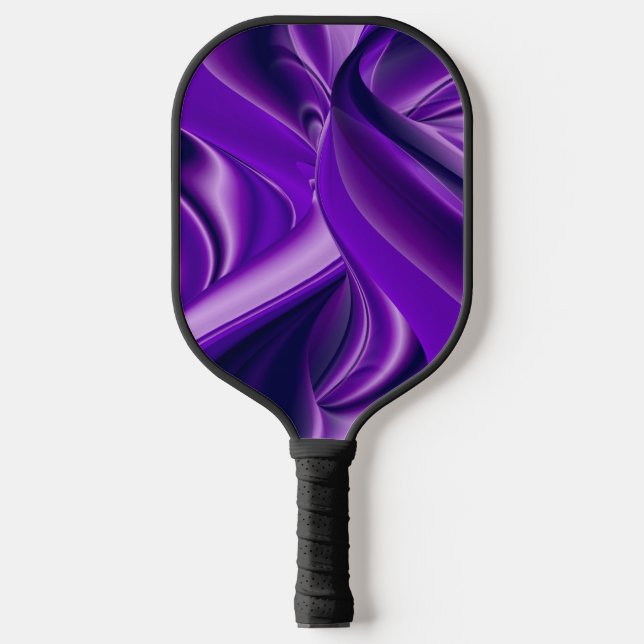 Purple Flower Rainbow Dreams Pickleball Paddle (Front)