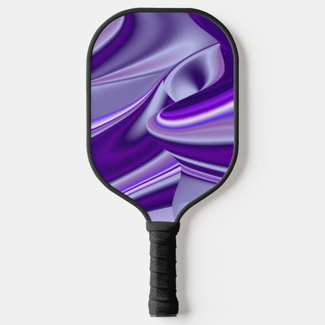 Purple Flower Rainbow Dreams Pickleball Paddle (Front)
