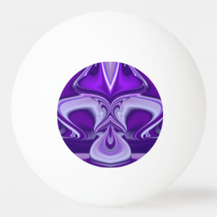 Purple Flower Rainbow Dreams Ping Pong Ball