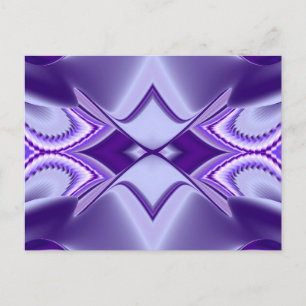 Purple Flower Rainbow Dreams Postcard