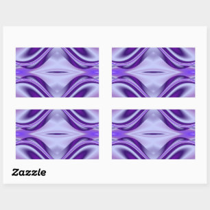 Purple Flower Rainbow Dreams Rectangular Sticker