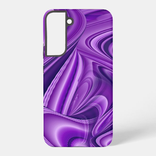 Purple Flower Rainbow Dreams Samsung Galaxy S22+ Case (Back)