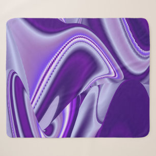 Purple Flower Rainbow Dreams Sherpa Blanket