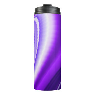 Purple Flower Rainbow Dreams Thermal Tumbler