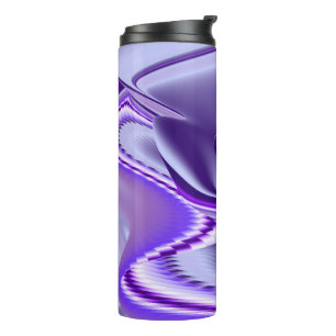 Purple Flower Rainbow Dreams Thermal Tumbler
