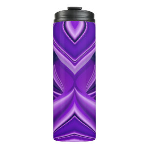 Purple Flower Rainbow Dreams Thermal Tumbler