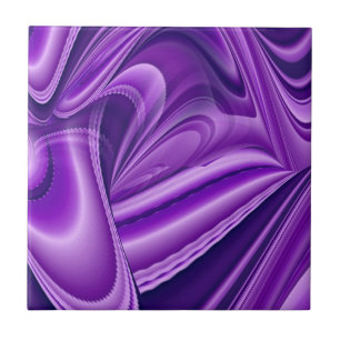 Purple Flower Rainbow Dreams Tile