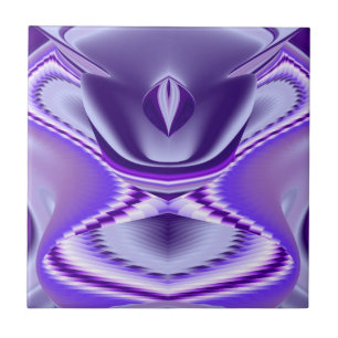 Purple Flower Rainbow Dreams Tile