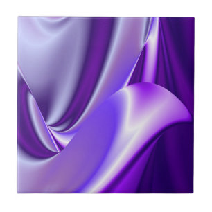 Purple Flower Rainbow Dreams Tile