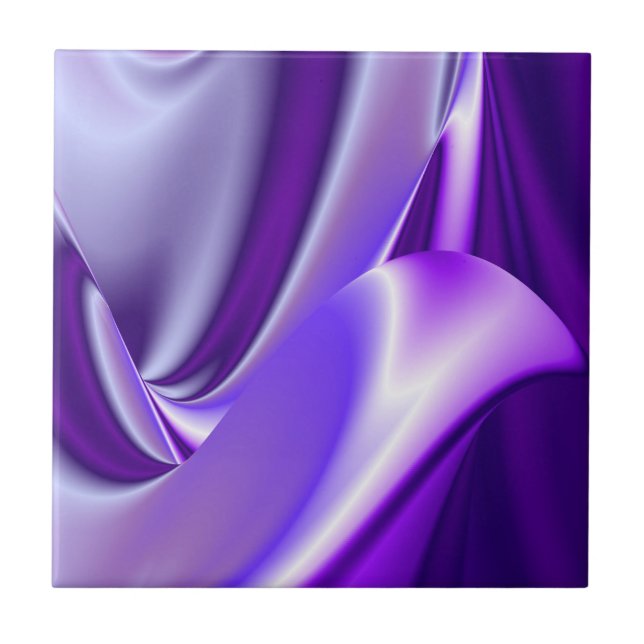 Purple Flower Rainbow Dreams Tile (Front)