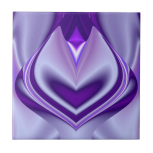 Purple Flower Rainbow Dreams Tile