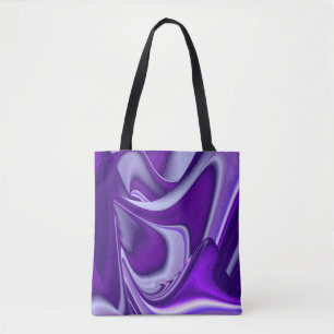 Purple Flower Rainbow Dreams Tote Bag