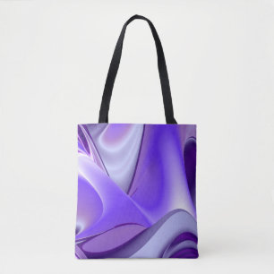 Purple Flower Rainbow Dreams Tote Bag