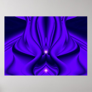 Purple Flower Rainbow Dreams, Two Stars Poster