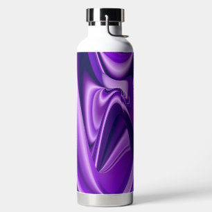 Purple Flower Rainbow Dreams Water Bottle