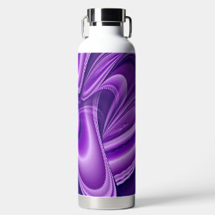 Purple Flower Rainbow Dreams Water Bottle