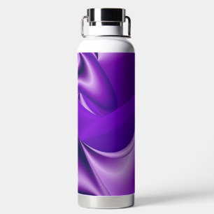 Purple Flower Rainbow Dreams Water Bottle