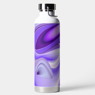 Purple Flower Rainbow Dreams Water Bottle