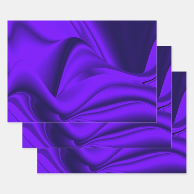 Purple Flower Rainbow Dreams Wrapping Paper Sheet (Set)