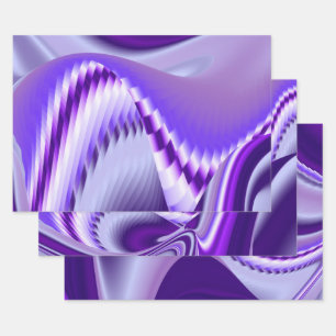 Purple Flower Rainbow Dreams Wrapping Paper Sheet