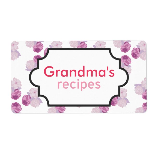 Purple Flower Recipe Collection (Front)