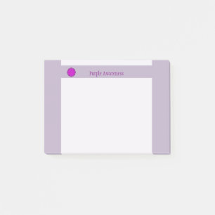 Purple Flower Ribbon by Kenneth Yoncich Post-it Notes