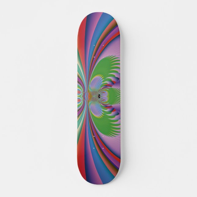 Purple Flower Skateboard (Front)