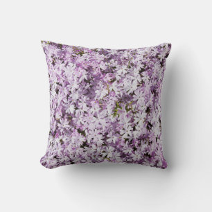Purple flower, summer freshness backdrop. cushion