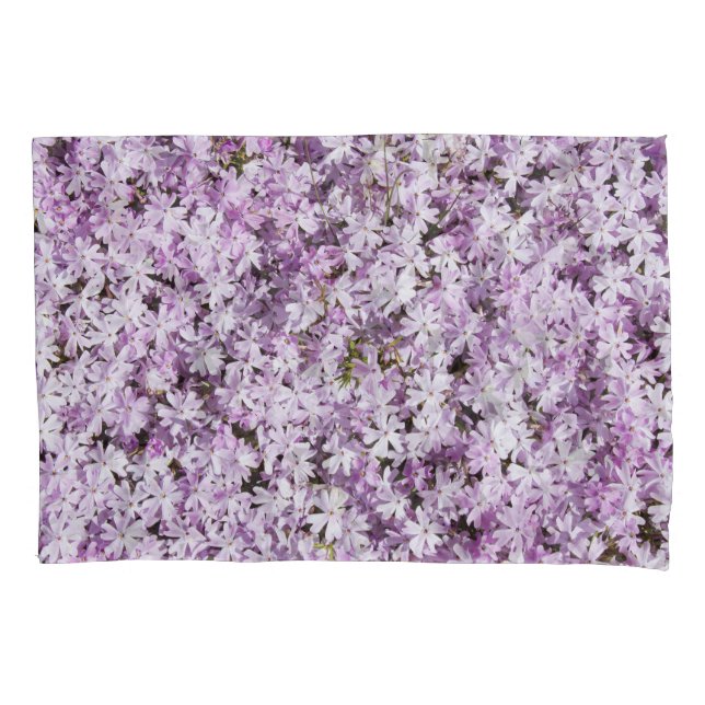 Purple flower, summer freshness backdrop. pillowcase (Front)