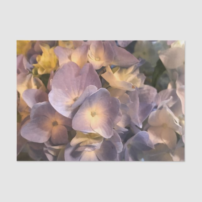 Purple flower tissue paper (Front)