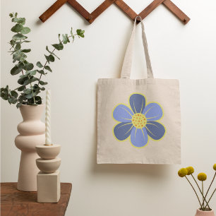 Purple Flower Tote Bag