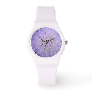 Purple flower watch