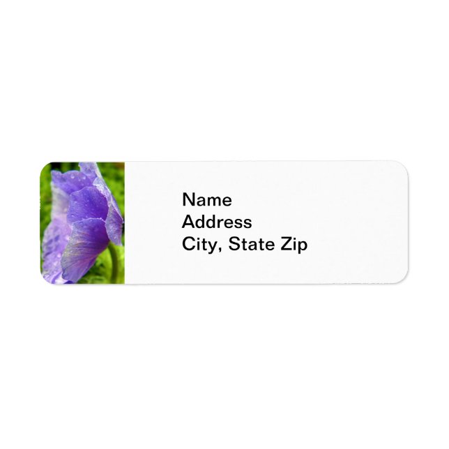 Purple Flower Weeping Petals (Front)