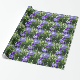 Purple Flower Wrapping Paper