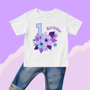 Purple flowers baby T-Shirt