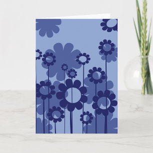 Purple Flowers Card