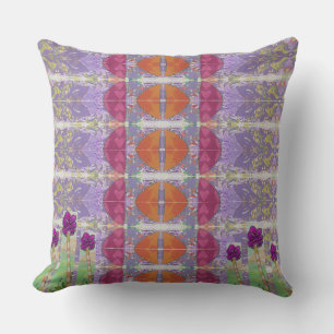 Purple Flowers Cushion