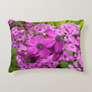 Purple Flowers from San Francisco Decorative Cushion