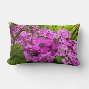 Purple Flowers from San Francisco Lumbar Cushion