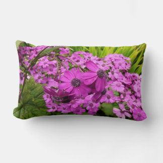 Purple Flowers from San Francisco Lumbar Cushion