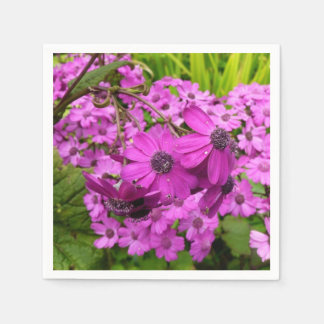 Purple Flowers from San Francisco Napkin