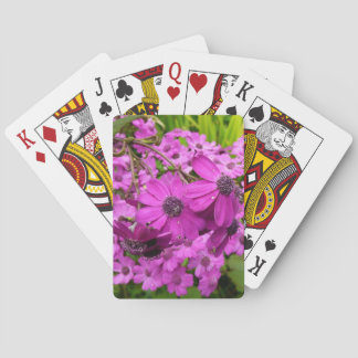 Purple Flowers from San Francisco Playing Cards