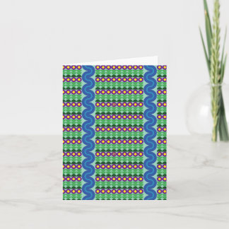 Purple Flowers - Greeting Card